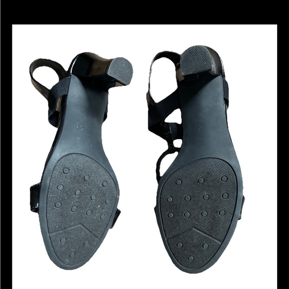 2/$30 Naturalizer Pump Heels Sandal Dress Shoes Women's 7.5 Black Comfort EUC - Picture 3 of 8